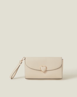 Accessorize Heart Clutch Bag
