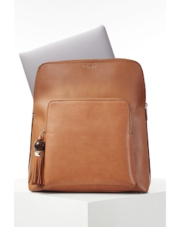 Luella Grey Philly Camel Laptop Backpack