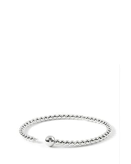 Radley Silver Plated Twist Bubble Bangle