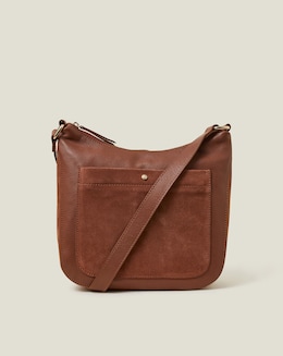 Accessorize Leather Messenger
