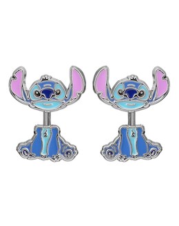 Disney Lilo &amp; Stitch Blue and Purple Costume Enamel Earrings
