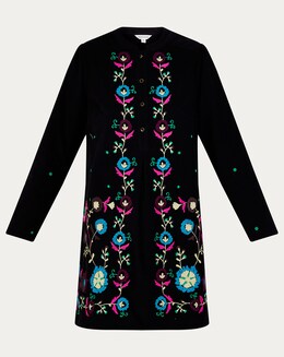 Monsoon Kim Cord Embroidered Short Dress