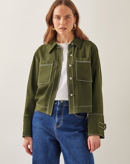 Monsoon Katya Contrast Cargo Shirt