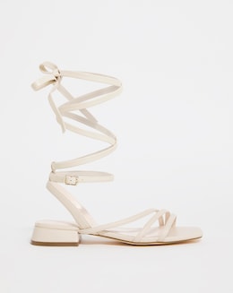 Rosalina Strappy Multi Wear Flat Sandals Ex Wide Fit