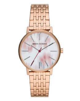 Armani Exchange Rose Gold Watch