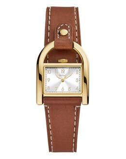 Fossil Ladies Tan Leather Strap Watch