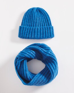 Knitted Beanie &amp; Snood Set