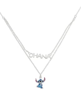 Disney Lilo &amp; Stitch Sterling Silver Necklace