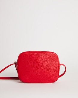 Red Across Body Camera Bag