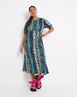 Floral Supersoft Jersey Midi Dress