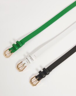 3 Pack Skinny Belts