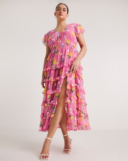 Simply Beautiful Floral Tiered Maxi Dress