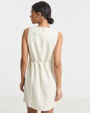 Simply Be Linen Look Tailored Dress - Image 4
