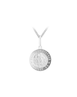 Sterling Silver St.Christopher Necklace