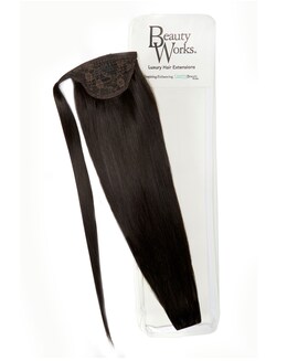 Beauty Works Super Sleek Invisi-Ponytail 18inch Ebony