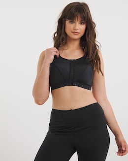 High Impact Zip Front Sports Bra B-F