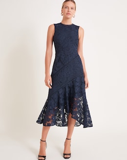 Monsoon Gianna Lace Midi Dress