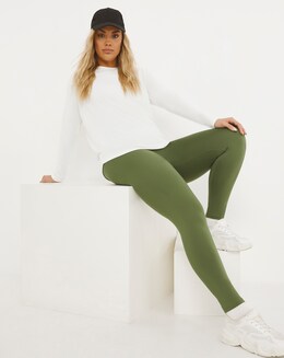 Khaki Active Workout Legging