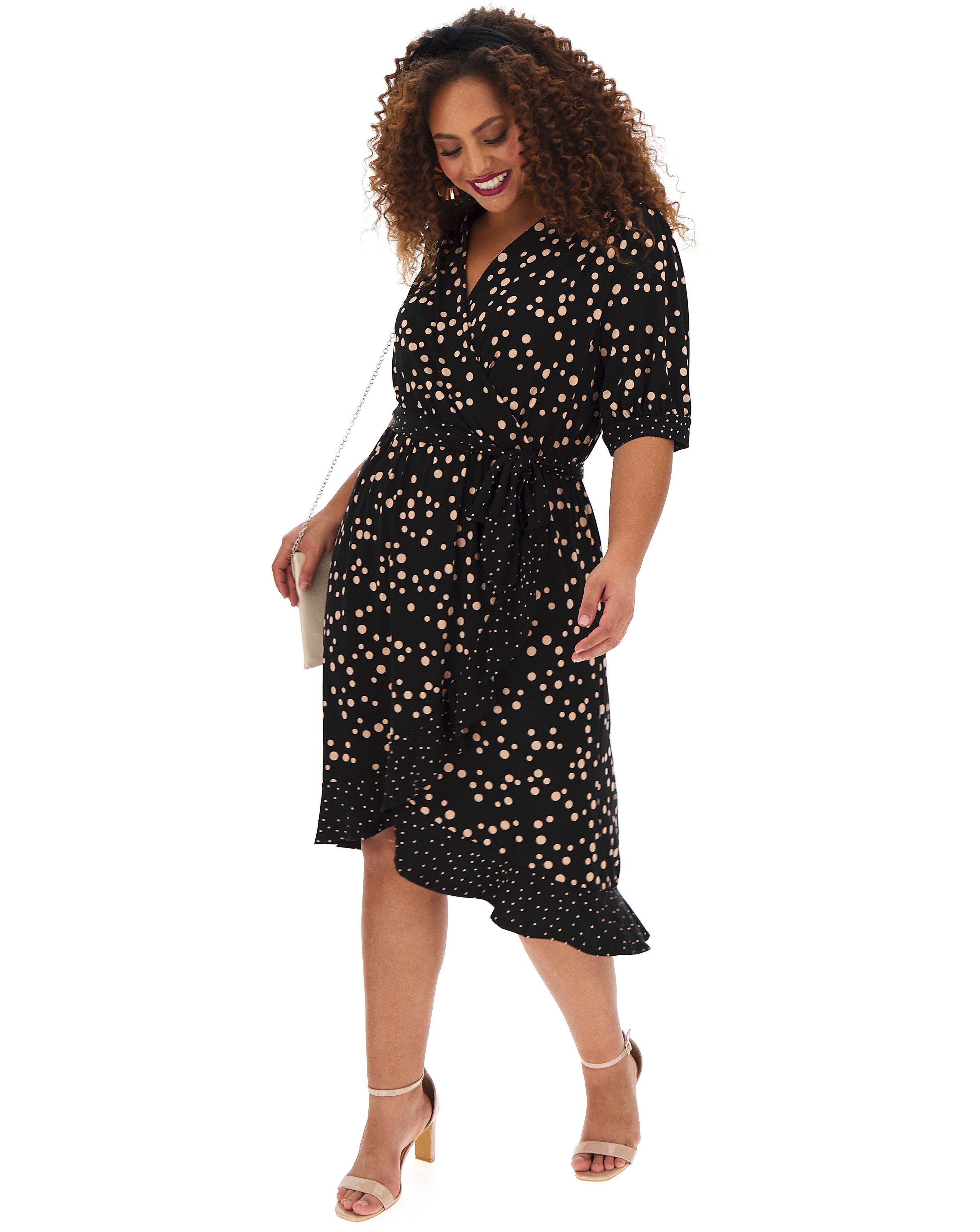 Oasis curve animal deals wrap midi
