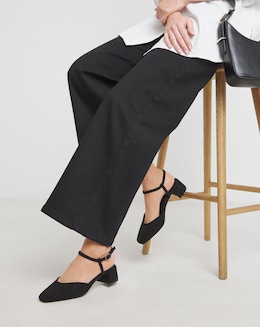Jennifer Two Part Heeled Shoes Extra Wide EEE Fit