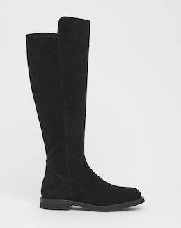 Knee High Suede Riding Boot Wide C - Image