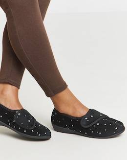 Topaz Touch &amp; Close Full Slipper - Extra Wide Fit (EEE)