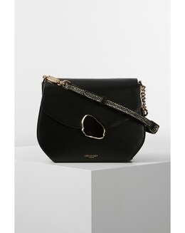 Luella Grey Lily Black Crossbody