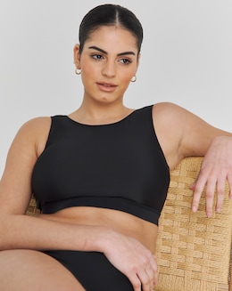 Simply Be Sports Cut Out Detail Bikini Top