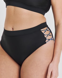 Sports Cut Out Detail Bikini Brief