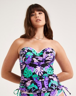 Figleaves Frida Underwired Bandeau Tankini Top