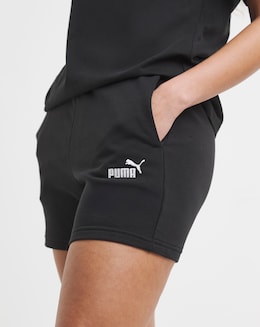 PUMA Essentials Small No.1 Logo 5&quot; High Waist Shorts
