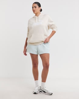 PUMA Essentials Small No.1 Logo 4&quot; High Waist Shorts