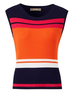 Oasis Stripe Knitted Tank Top