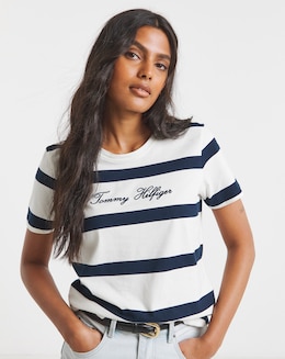 Tommy Hilfiger Script Crew Neck T-Shirt