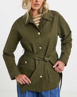 Tommy Hilfiger Cotton Nylon Field Jacket