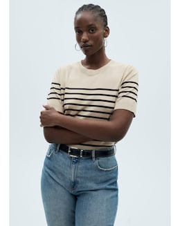Mango Striped Sweater