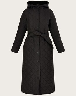 Monsoon Quinn Quilted Hooded Coat