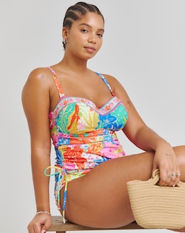Figleaves Frida Underwired Bandeau Tankini Top