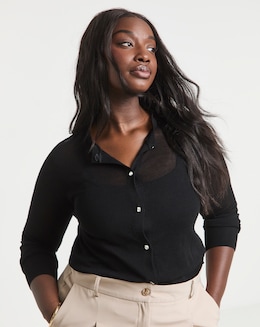 Sheer Knit Cardigan