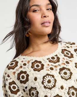 Crochet Patchwork Jumper