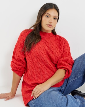 Cable Knit Jumper - Image 1