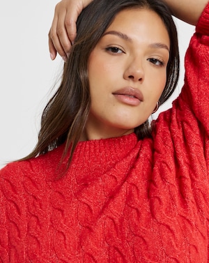 Cable Knit Jumper - Image 4