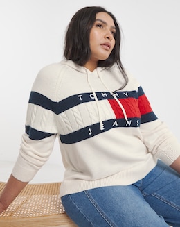 Tommy Jeans Centre Flag Hood Sweater