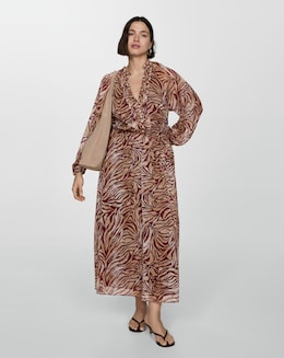 Mango Lin Printed Dress