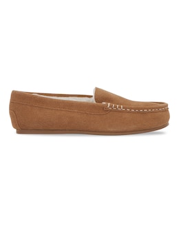 Classic Suede Moccasin Slipper Extra Wide EEE Fit