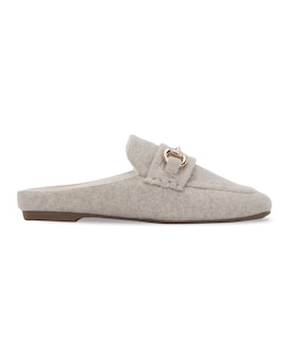 Mule Slipper with Snaffle Trim Extra Wide EEE Fit