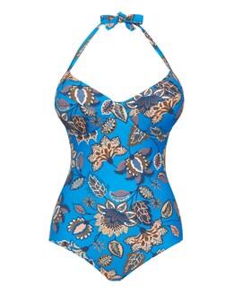 Boho Underwired Plunge Swimsuit - Image