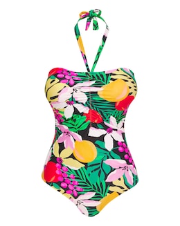 Fruit Bandeau Swimsuit
