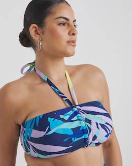 Leaf Mix And Match Non Wired Bandeau Bikini Top