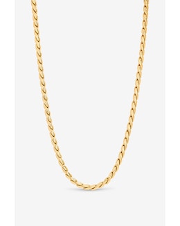 Jon Richard Gold Plated Twist Chain Necklace